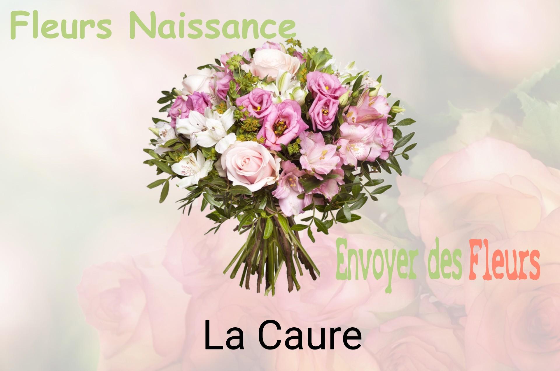Bouquet de fleurs de naissance livré à La Caure